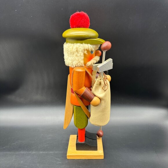 Vintage Golfer Nutcracker Christian Ulbricht West Germany 1980s Wood Golf Club - Picture 4 of 13
